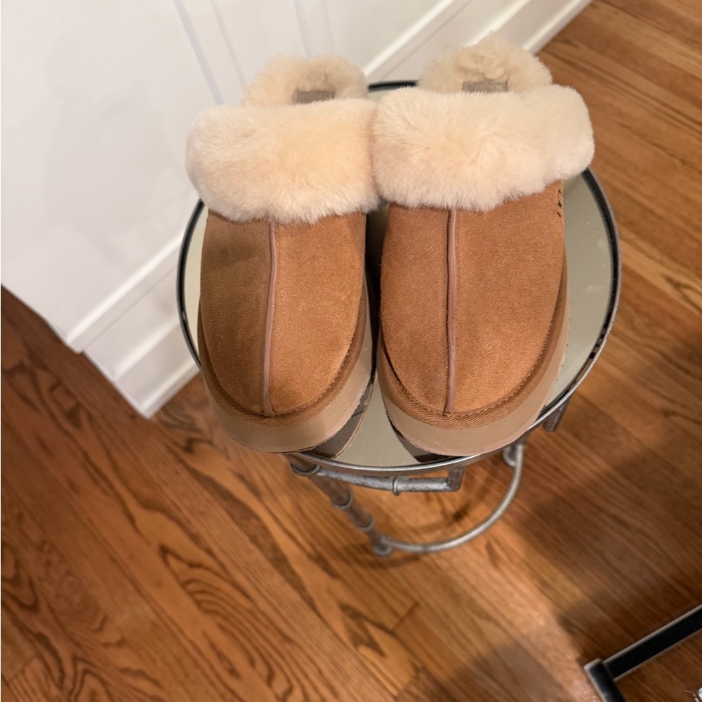 UGG Tan and Cream Women's Slippers